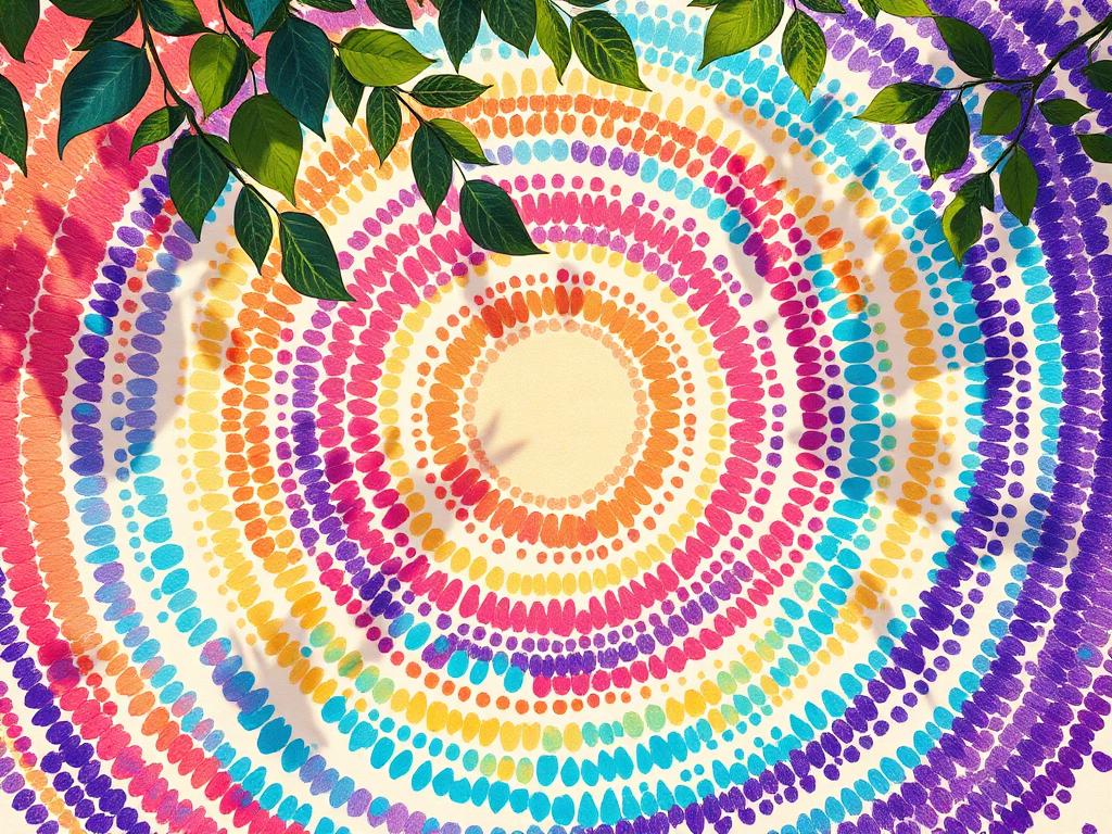 Artwork in the style of Washington Color School Abstraction